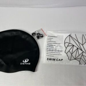 Black‎ Swim Cap for Women